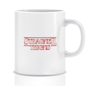 Kubek z grafiką stranger things (logo stranger things)