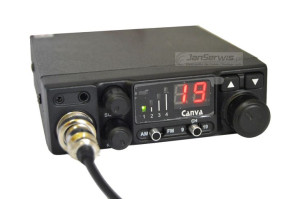Radio Cb Canva 520 Asq Am/fm + Wtyk Do Zapalniczki