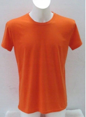 T-shirt orange koszulka męska Z krótkim rękawem M