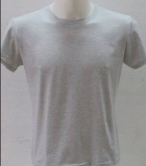 T-shirt SZARY koszulka męska Z krótkim rękawem r.L