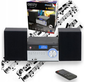 Wieża Radio Cd Usb Aux Bluetooth Pilot X-Bass 28W
