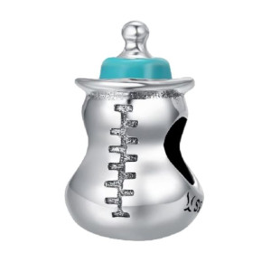 Zawieszka SREBRO 925 Charms Butelka Dziecko Baby