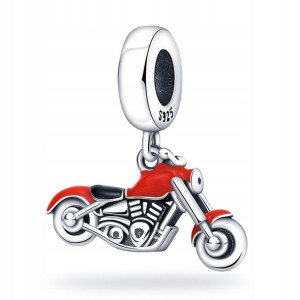 Zawieszka SREBRO 925 Charms Motocykl Chopper Motor