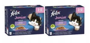 Felix Junior 4 smaki 24x85 g Nowa Receptura