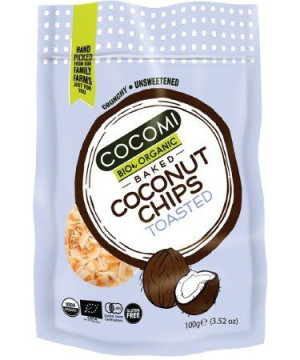 Chipsy Kokosowe Prażone Bezglutenowe Bio 100 G - Cocomi