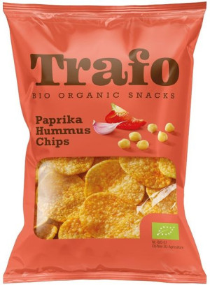 Chipsy Z Ciecierzycy O Smaku Paprykowo - Czosnkowym Bio 75 G - Trafo