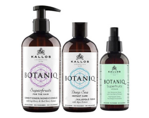 Kallos Szampon Odżywka Spray Zestaw Botaniq 750ml