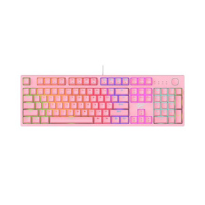 Klawiatura Mechaniczna Gamingowa Havit Kb871l Rgb (różowa)