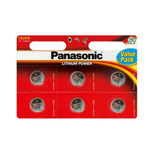 Panasonic Bateria Litowa Cr2016 - 6szt Blister