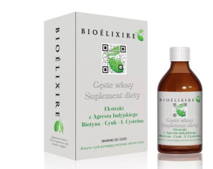 Bioelixire Suplement diety Gęste Włosy z agrestem indyjskim