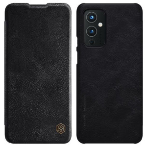 Nillkin Qin Skórzana Kabura Etui Oneplus 9 Czarny