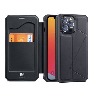 Dux Ducis Skin X Kabura Etui Pokrowiec Z Klapką Iphone 13 Pro Czarny
