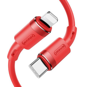 Joyroom Kabel Przewód Usb Typ C - Lightning Pd 20w 1,2m Czerwony (s-1224n9)