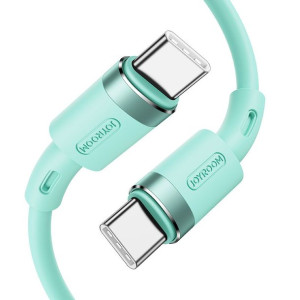 Joyroom Wytrzymały Kabel Usb Typ C - Usb Typ C 3a 1,8m Zielony (s-1830n9)