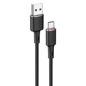 Acefast Kabel Usb - Usb Typ C 1,2m, 3a Czarny (c2-04 Black)