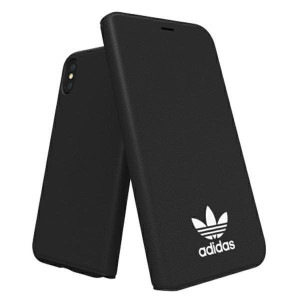 Adidas Booklet Case New Basics Iphone X/xs Czarny Biały/black White 29195