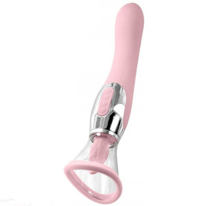 Dwustronny wibrator Języczek i Dildo Sex Masażer