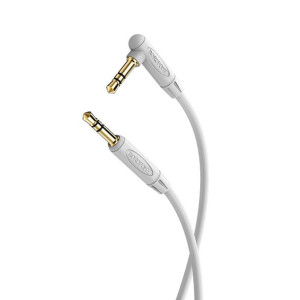 Borofone Kabel BL4 jack 3,5mm na jack 3,5mm kątowy 2 metry szary