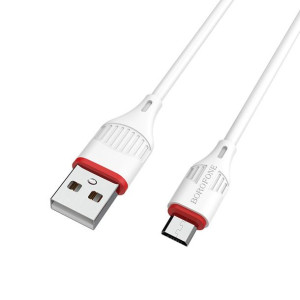 Borofone Kabel BX17 Enjoy USB na micro USB 2A 1 metr biały