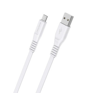 Borofone Kabel BX23 Wide Power USB na micro USB 2,4A 1 metr biały