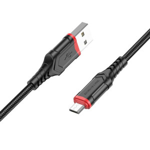 Borofone Kabel BX67 USB na micro USB 2,4A 1 metr czarny