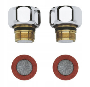 GROHE Nakrętki do baterii termostatycznej chrom