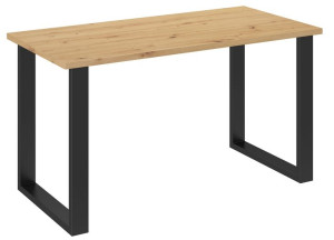 Dostawa Za 0 Zł! Solidny Stół Loft Imperial138x67 Metalowe Nogi Dąb Artisan