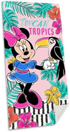 MYSZKA MINNIE Ręcznik Plażowy Kąpielowy  100% Bawełna 70 x 140 cm