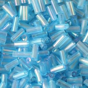 Rurki Szklane Błękitne 9mm 20gram
