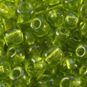 Koraliki Szklane Zielone Jabłuszko 3,5mm 20gram
