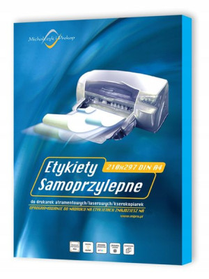 E-100-1 Etykieta SAMOPRZYLEPNA 66 x 33,8 mm A4