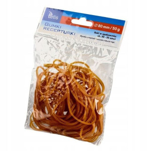 Gumki recepturki Tetis 50g 80mm