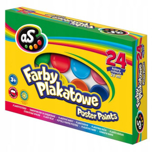 Farby plakatowe Astra As 24 kolory 20 ml