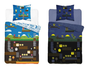 Pościel Bawełniana 160x200 Mario Bross Gra