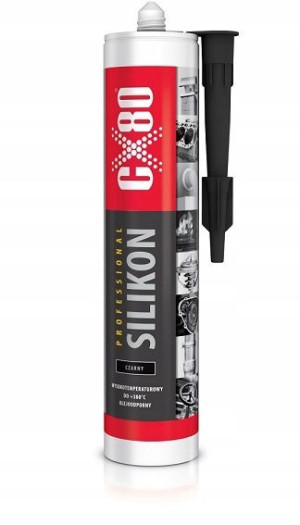 Silikon Wysokotemperaturowy Cx-80 Czarny 310 Ml