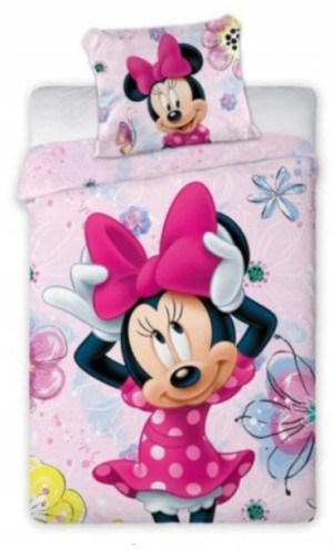Pościel 140x200+70x90 Myszka Minnie
