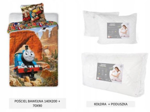 Pościel140x200 Tomek I Przyjaciele+kołdra+poduszk