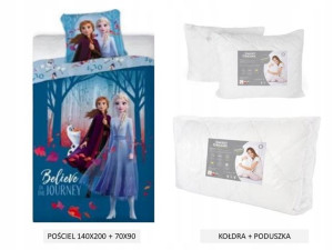 Pościel 140x200+ Elsa Frozen+kołdra +poduszka