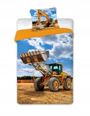 Pościel Koparka 140x200+70x90 Baw. Turbo 4x4
