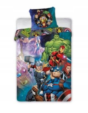 Pościel Avengers 140x200+70x90 Baw.marv.