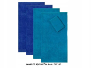 Komplet Ręczników 4 x 50x100 ręcznik 4 szt 500g