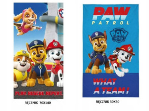 Ręcznik Psi Patrol 70x140+Ręcznik 30x50
