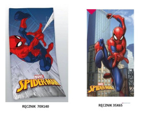 Ręcznik SPIDERMAN 70x140+Ręcznik Spiderman 35x65