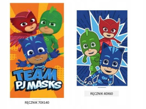 Ręcznik Pj Masks 70x140 +ręcznik 40x60 Pj