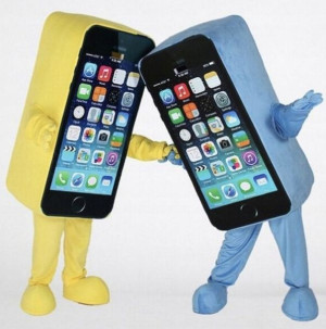 Kostium reklamowy Telefon strój Żywa maskotka