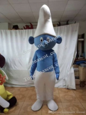 Kostium reklamowy Smerf strój Żywa Maskotka