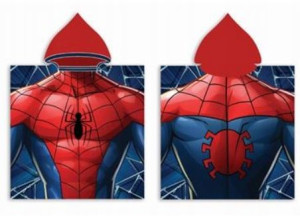 Ręcznik z kapturem SpiderMan plazowy ponczo