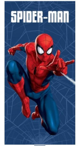 Ręcznik SPIDERMAN 70X140 Kąpielowy Bawełna