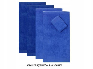Komplet Ręczników 4 x 50x100 ręcznik 4 szt 500g