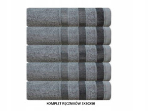 Komplet Ręczników 5 x 30x50 ręcznik 5 szt